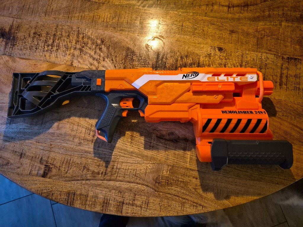 Nerf  N-Strike Elite Demolisher 2 in 1, Verzenden, Zo goed als nieuw