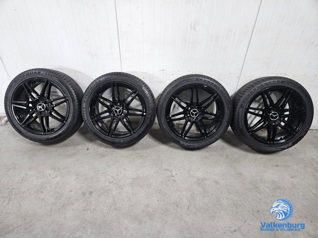 6mm! Mercedes Vito V-klasse W447 19 inch zwarte velgen TPMS, 19 inch, -, -, Banden en Velgen