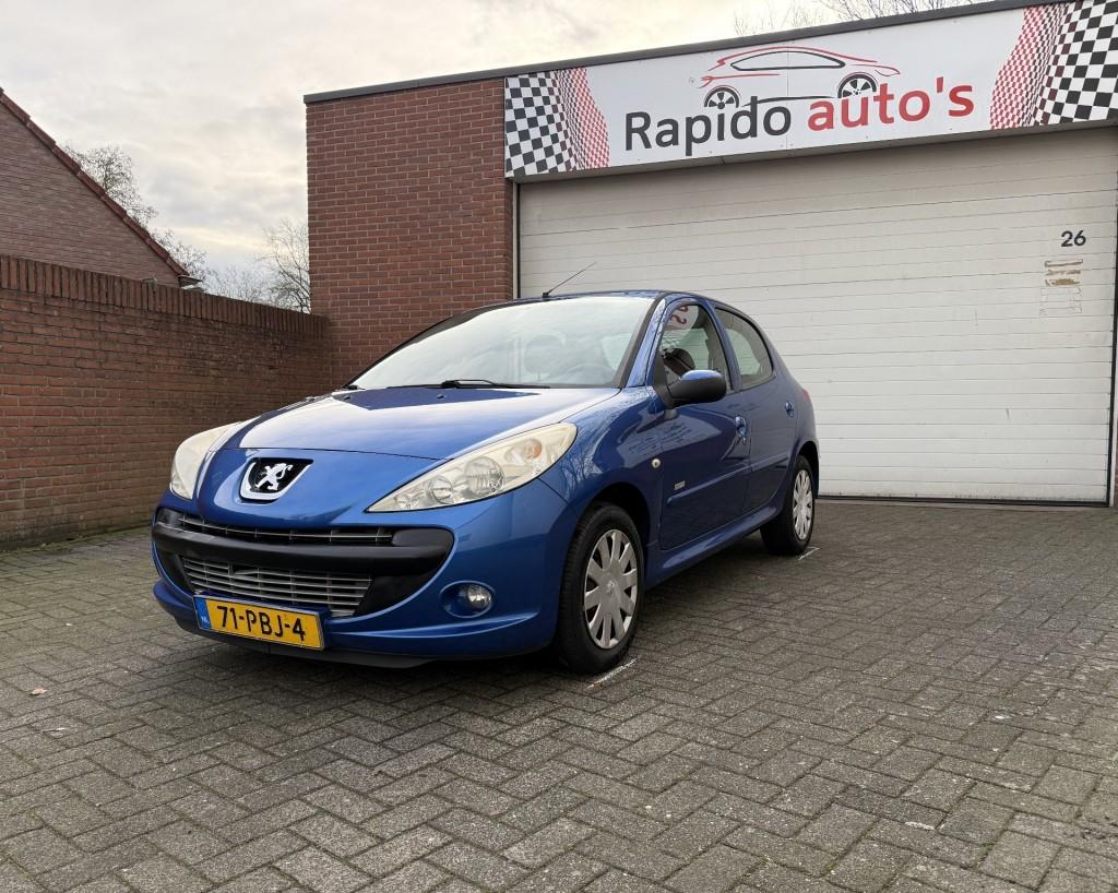 Peugeot 206+ 1.4 MILLESIM 200  AIRCO Nieuwe APK NAP, 31 €/maand, 4 cilinders, Blauw, Origineel Nederlands