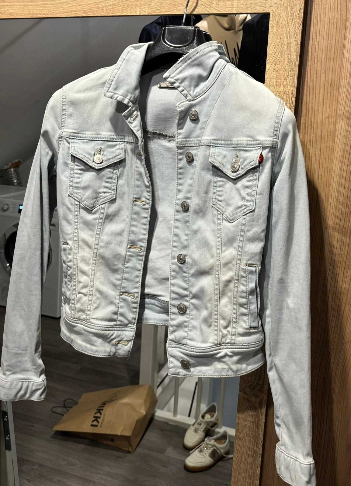 Licht blauw spijkerjasje LTB, Kleding | Dames, Blauw, Ophalen of Verzenden, Zo goed als nieuw, Jasje