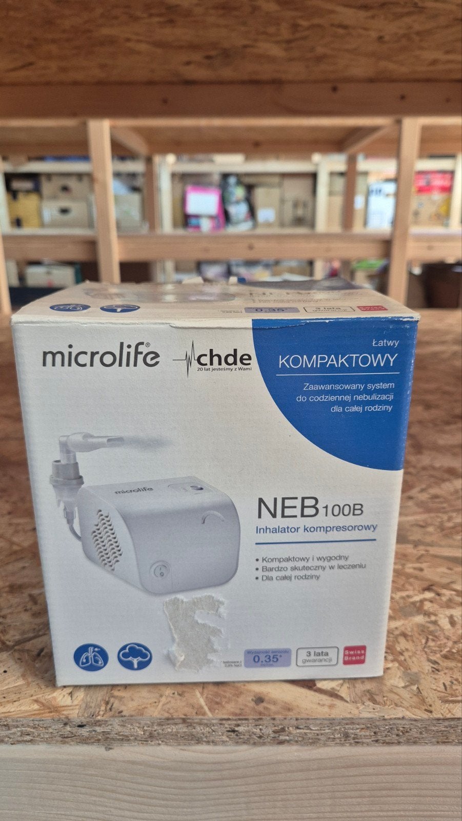 Microlife NEB100B Compressor Inhalator -  in doos, Espenstrasse 139, 9443 Widnau, Zwitserland, Info@microlife.ch, Overige typen