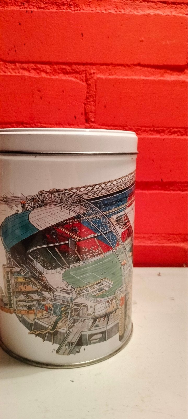 Amsterdam Arena blik - Voetbalstadion verzamelobject, Ophalen of Verzenden, Gebruikt, Ajax, Overige typen