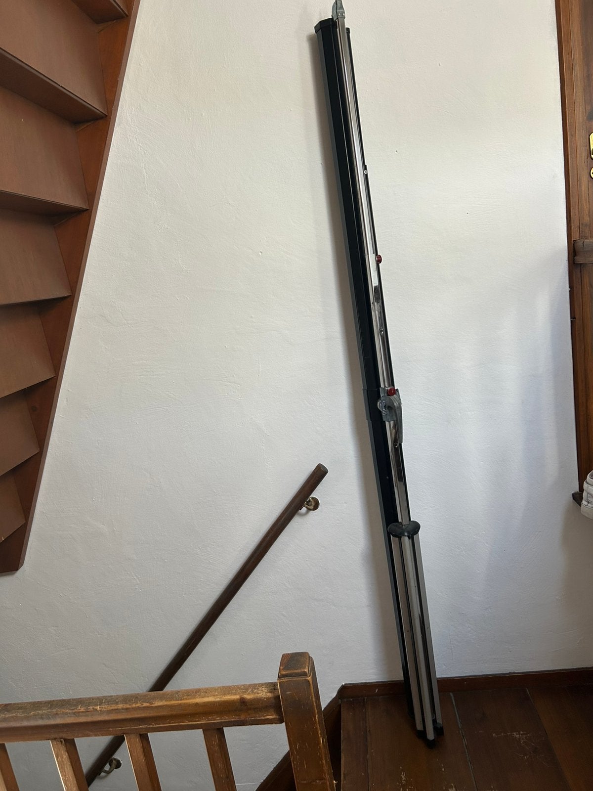 statief dia projector beamer scherm 215-215cm, Audio, Tv en Foto, Projectieschermen, Ophalen of Verzenden, Handmatig, Gebruikt
