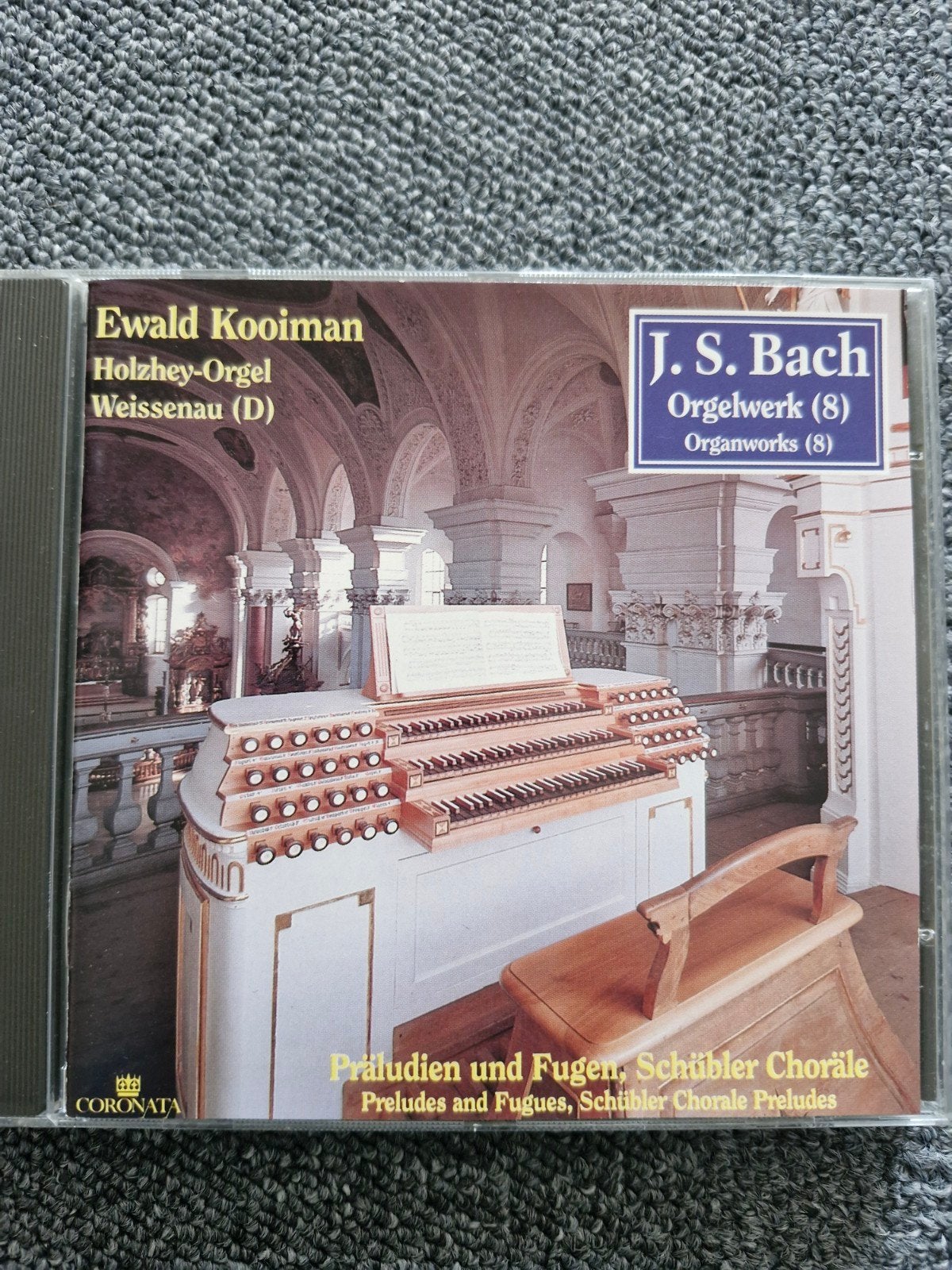 Ewald Kooiman speelt Bach Orgelwerk deel 8 CD, Ophalen of Verzenden, Barok, Gebruikt, Bach