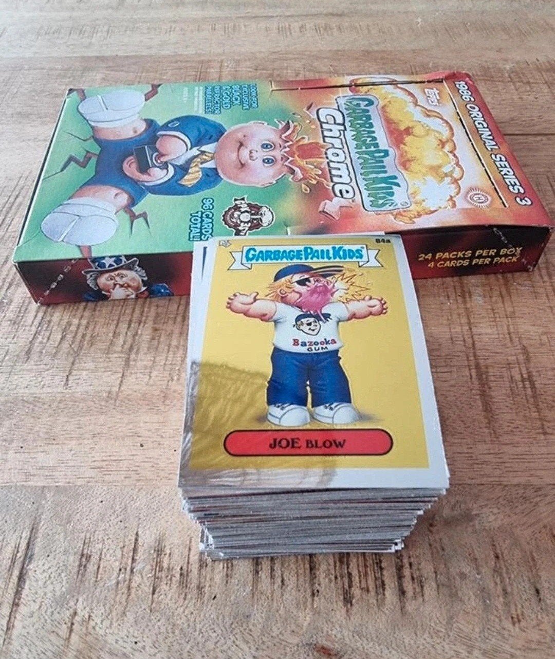Garbage pail Kids Chrome 3 Mint set 100 kaarten

Volledige 2, Ophalen of Verzenden, Zo goed als nieuw, Boosterbox, Foil