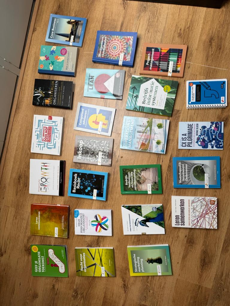 Set studieboeken voor HBO bedrijfskunde (Saxion), Boeken, Ophalen of Verzenden, Beta, Zo goed als nieuw, HBO