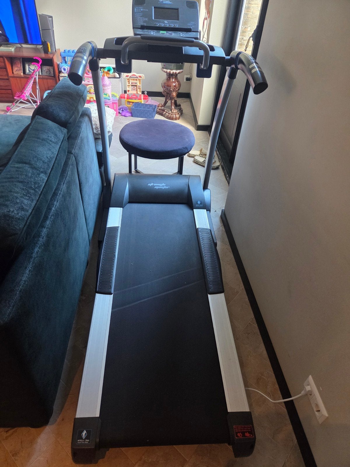 Strength Master Loopband met Hellingshoek (Incline), Ophalen, Gebruikt, Metaal, Loopband
