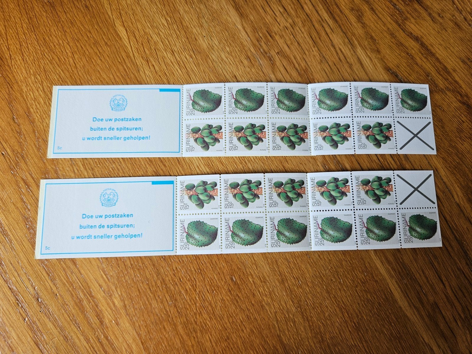 Postzegelboekje Suriname - Vruchten (1980), Ophalen of Verzenden, Zonder stempel, Postfris, Postfris