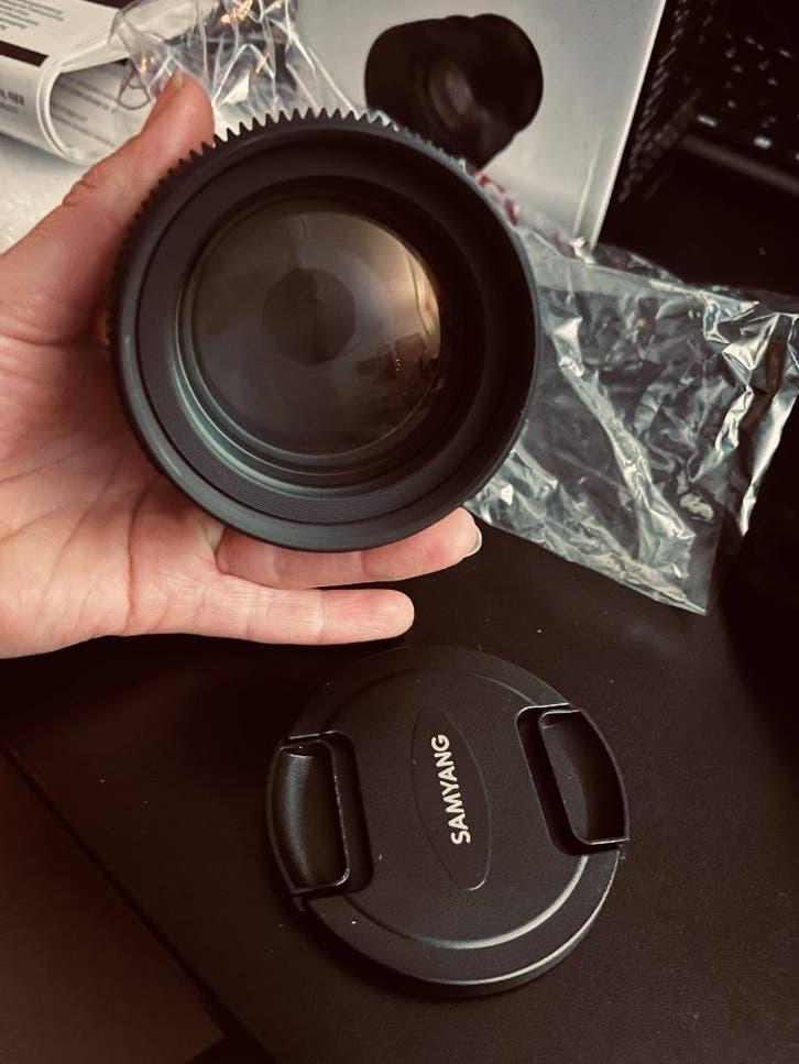 Samyang lens - 85mm T1.5 - Sony E mount - VDSLR MK2 (Nieuw), Audio, Tv en Foto, Fotografie | Lenzen en Objectieven, Ophalen of Verzenden