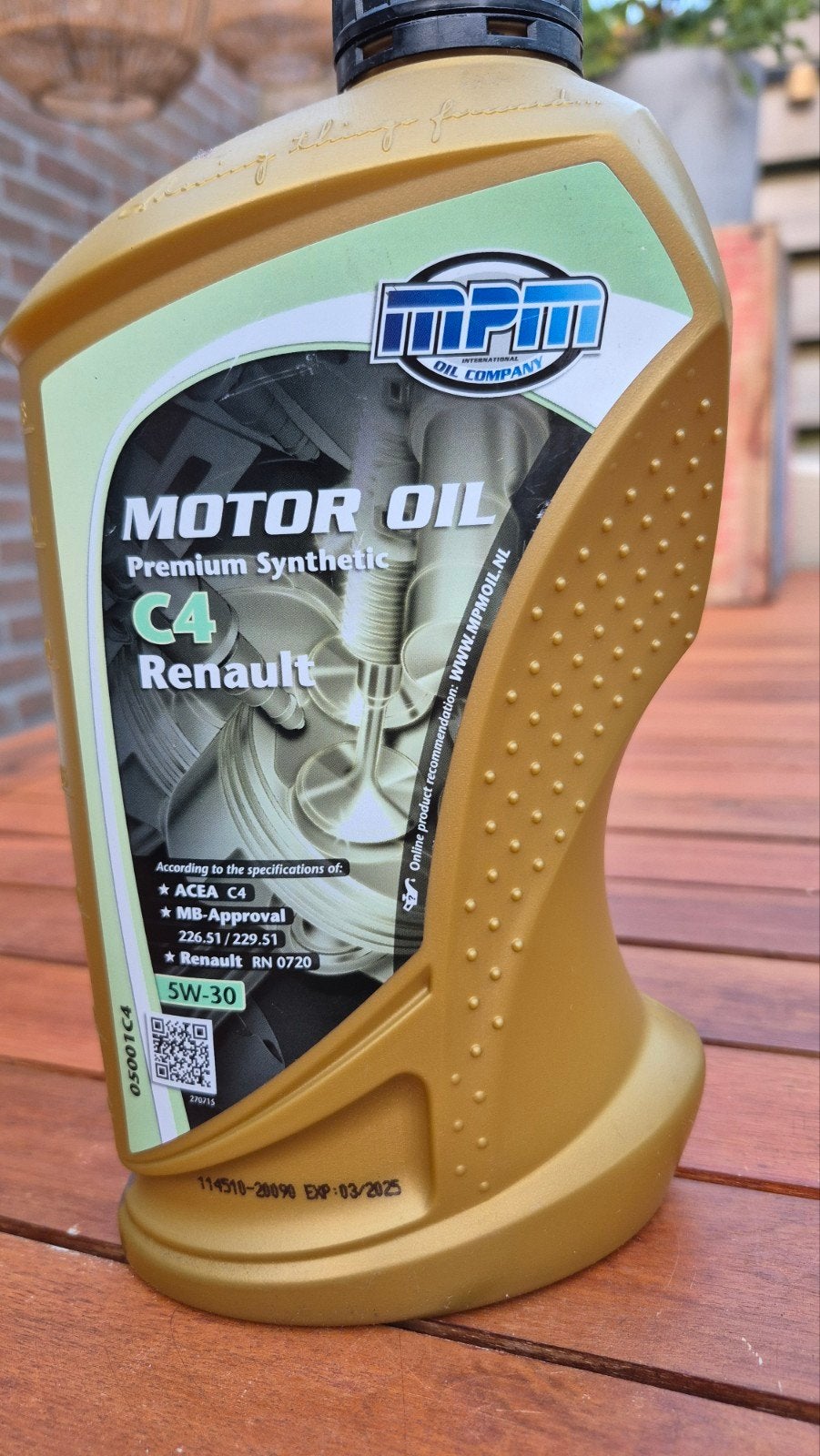 MPM Motorolie renault C4 - 1 Liter, Ophalen, Nieuw, Renault