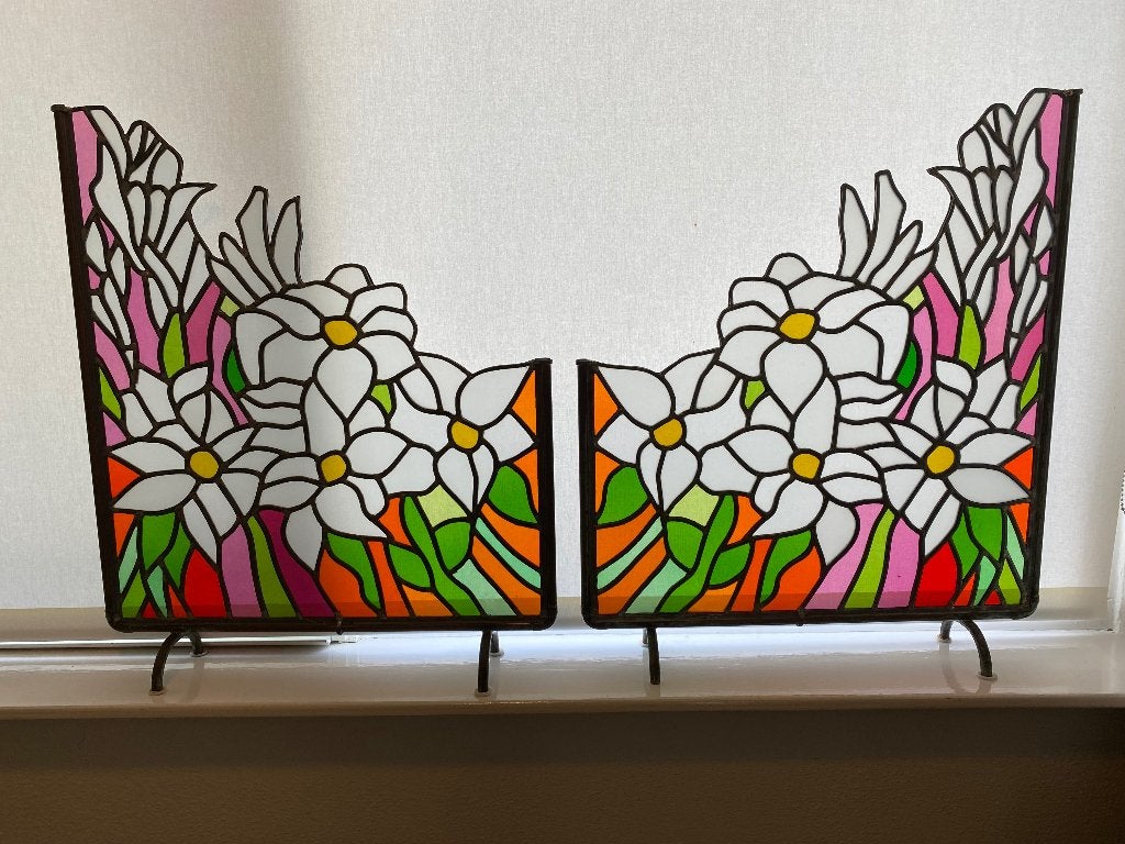 Unieke glas in lood raampjes, Ophalen