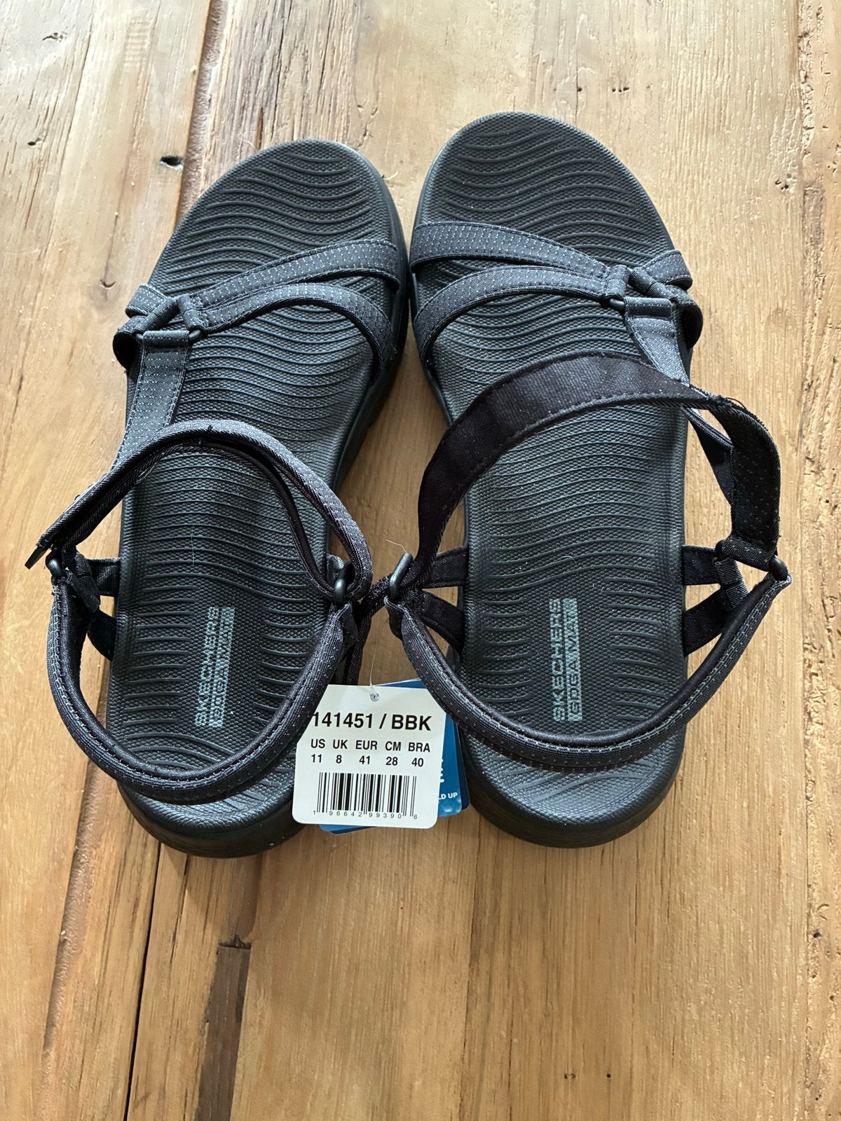 Skechers GO WALK Sandalen - Nieuw met doos maat 41, Ophalen of Verzenden, Nieuw, Zwart, Sandalen of Muiltjes