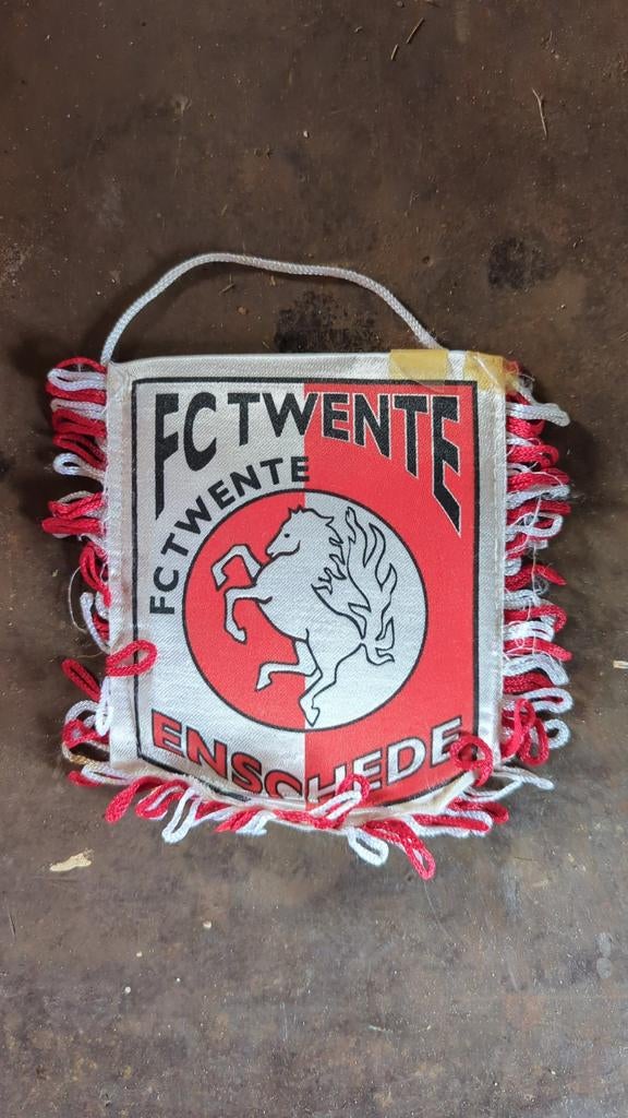 FC Twente Vaantje - Vintage Voetbal Fan Item, Ophalen of Verzenden, Gebruikt, F.C. Twente, Vaantje of Sjaal