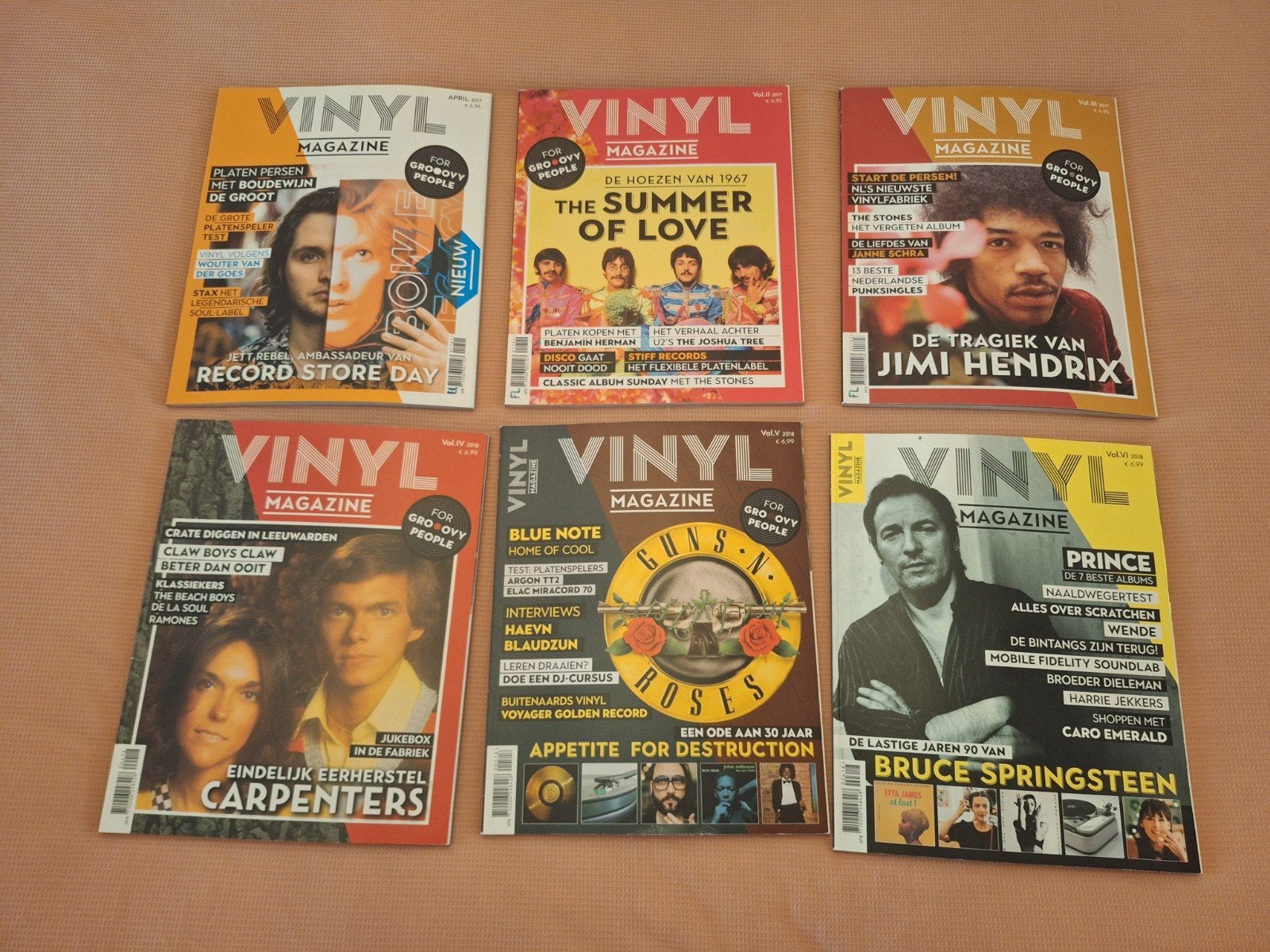 6x Vinyl Magazine, Ophalen of Verzenden