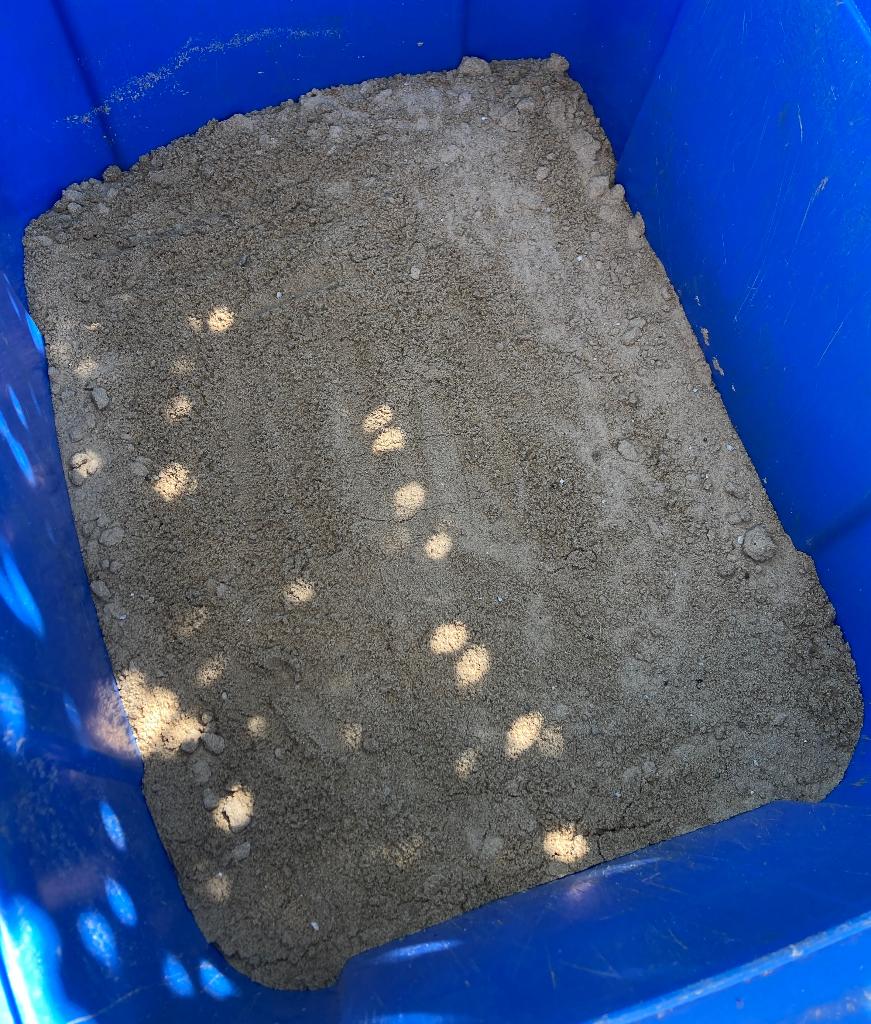 Wit ophoogzand (tot 90KG / 180L, gezeefd / vervoersklaar), Tuin en Terras, Zand, Ophalen, Gebruikt, Ophoogzand
