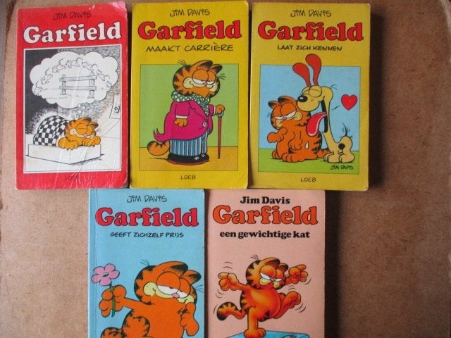 adv7870 garfield 2, Boeken, Stripboeken, Gelezen, Eén stripboek, Ophalen