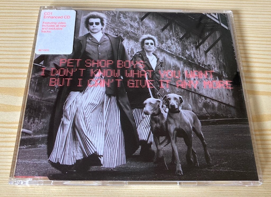 CD Single Pet Shop Boys - I Don't Know What You Want, Ophalen, Zo goed als nieuw, Pop
