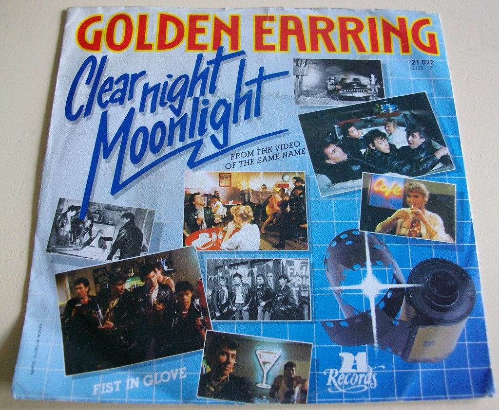Golden Earring   Clean night moonlight, Cd's en Dvd's, Vinyl Singles, Zo goed als nieuw, Pop, 7 inch, Ophalen of Verzenden