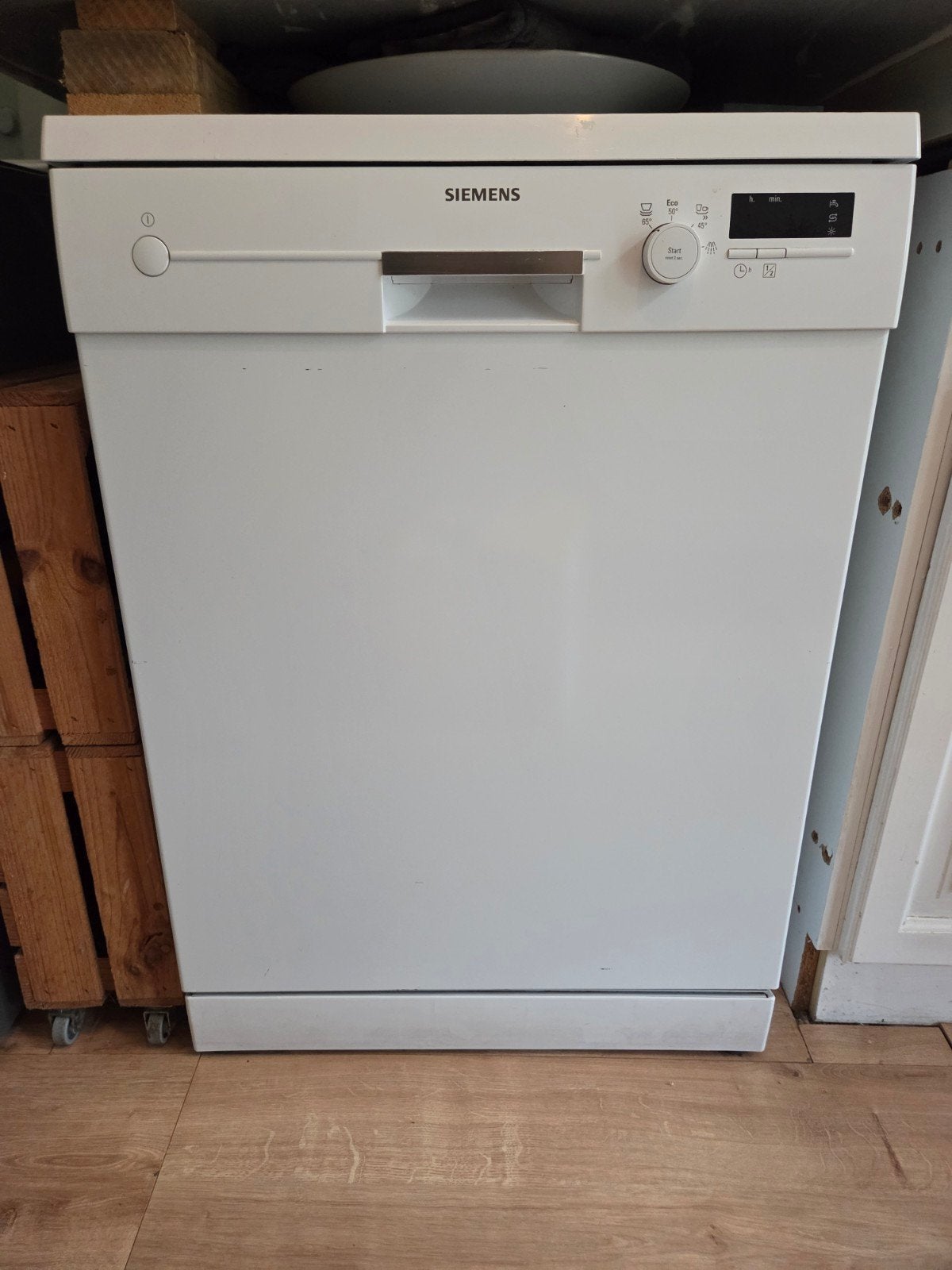 Siemens vrijstaande vaatwasser, Witgoed en Apparatuur, Ophalen, Gebruikt, Eco programma, 85 tot 90 cm