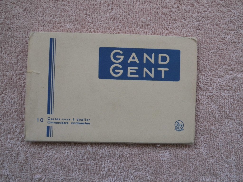 Gand / Gent - 10 ontvouwbaren an-zichtkaarten., Ophalen of Verzenden, 1920 tot 1940, Ongelopen