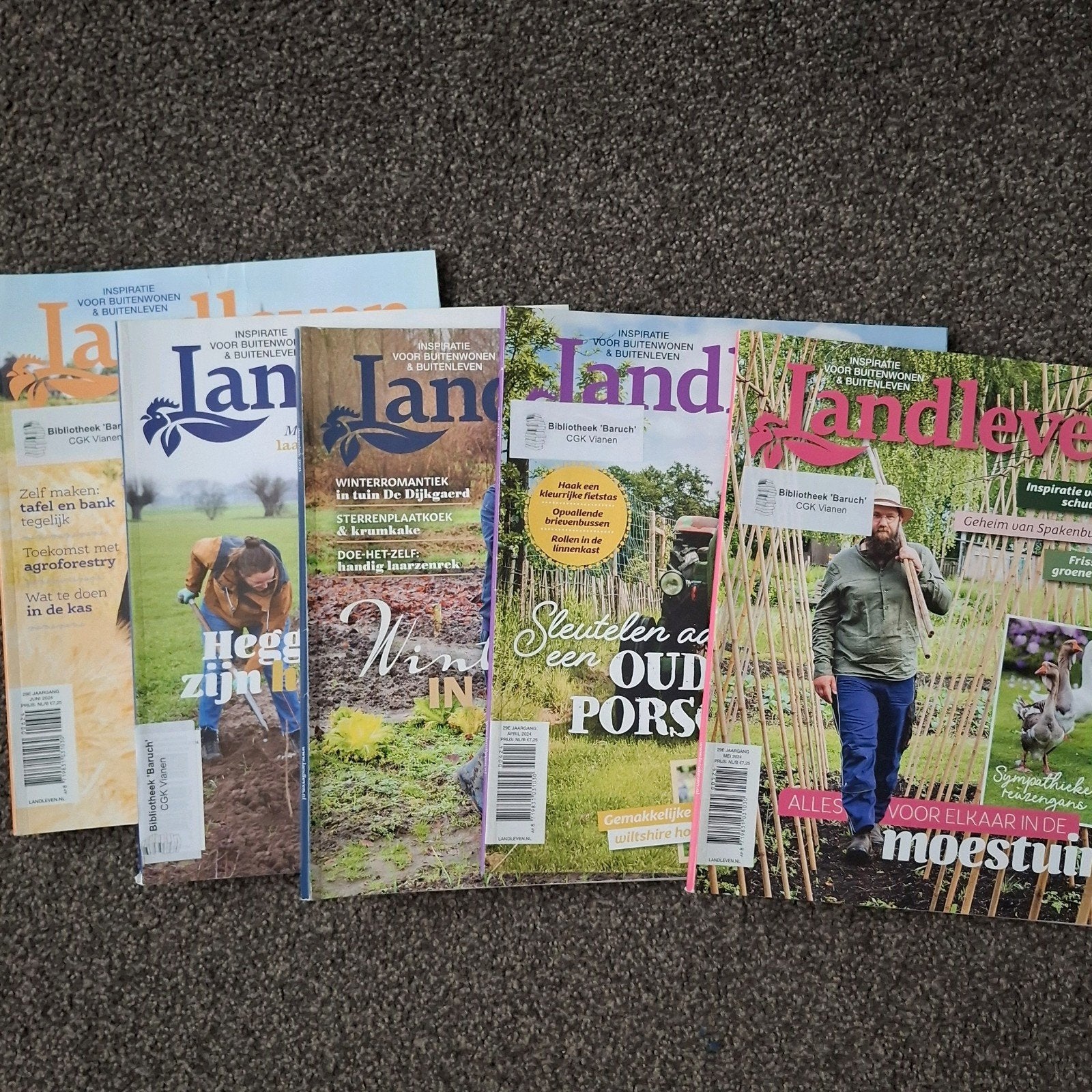5x landleven magazine, Ophalen of Verzenden