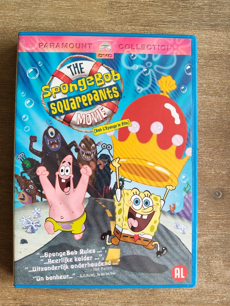 5190 spongebob squarepants the movie, Cd's en Dvd's, Alle leeftijden, Verzenden, Zo goed als nieuw