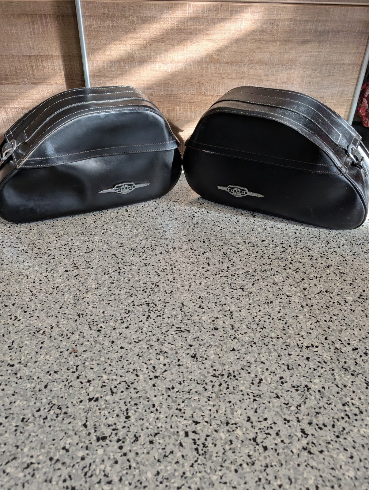 Originele Suzuki Intruder leren koffers/tassen, Motoren, Ophalen of Verzenden