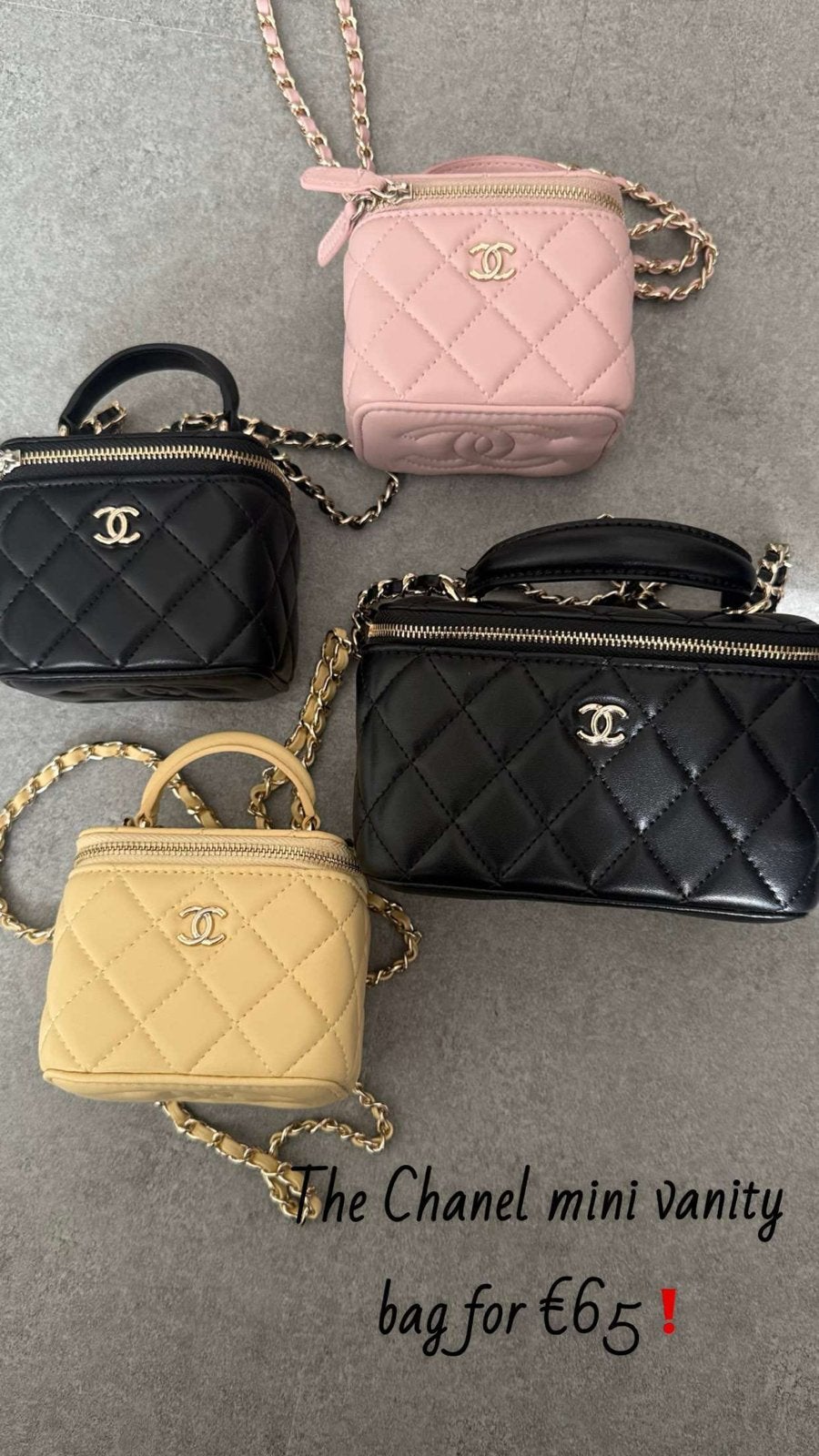 Mini Vanity Bag - Diverse Kleuren, Ophalen of Verzenden, Nieuw, Zwart, Avondtasje