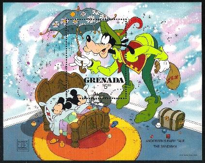 Walt Disney Grenada Mi nr blok 197 postfris, Verzenden, Postfris, Overige thema's