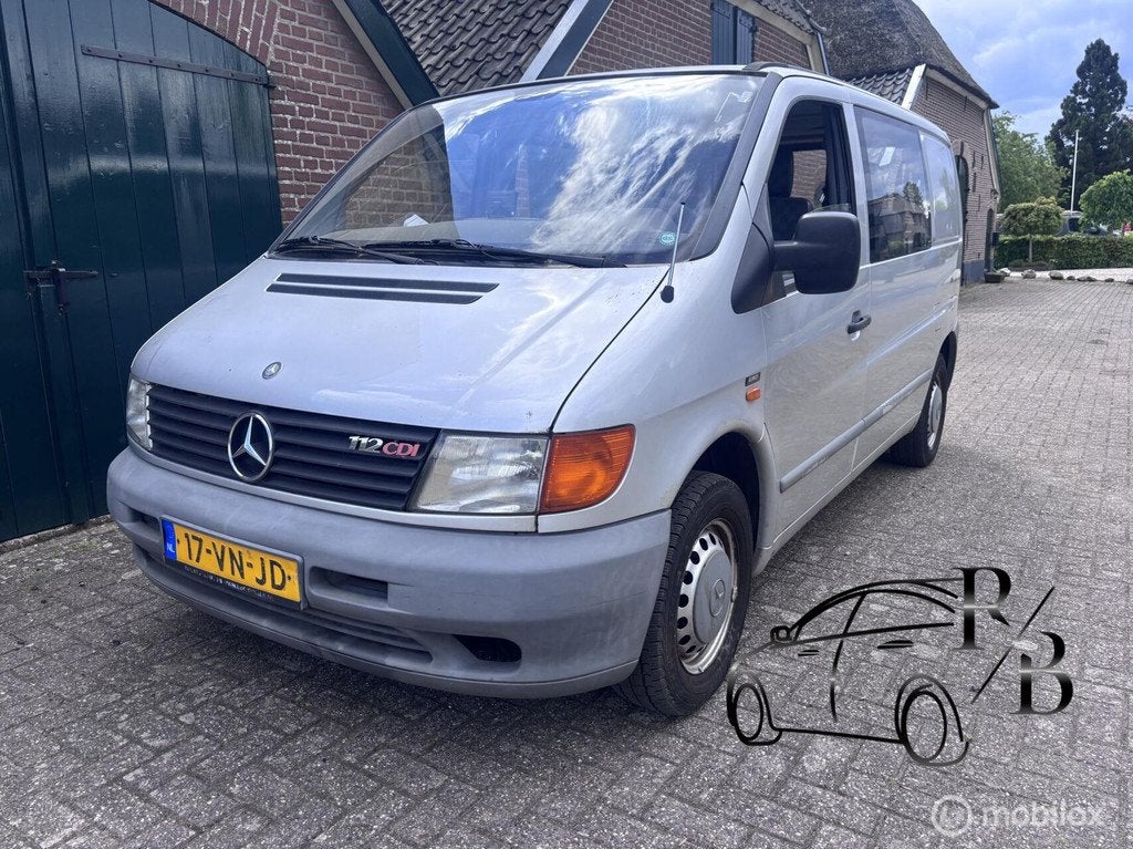 Mercedes Vito Bestel 112 CDI DC AC Rolstoelvoorziening EXPOR, Auto's, Voorwielaandrijving, 1780 kg, Stof, Gebruikt