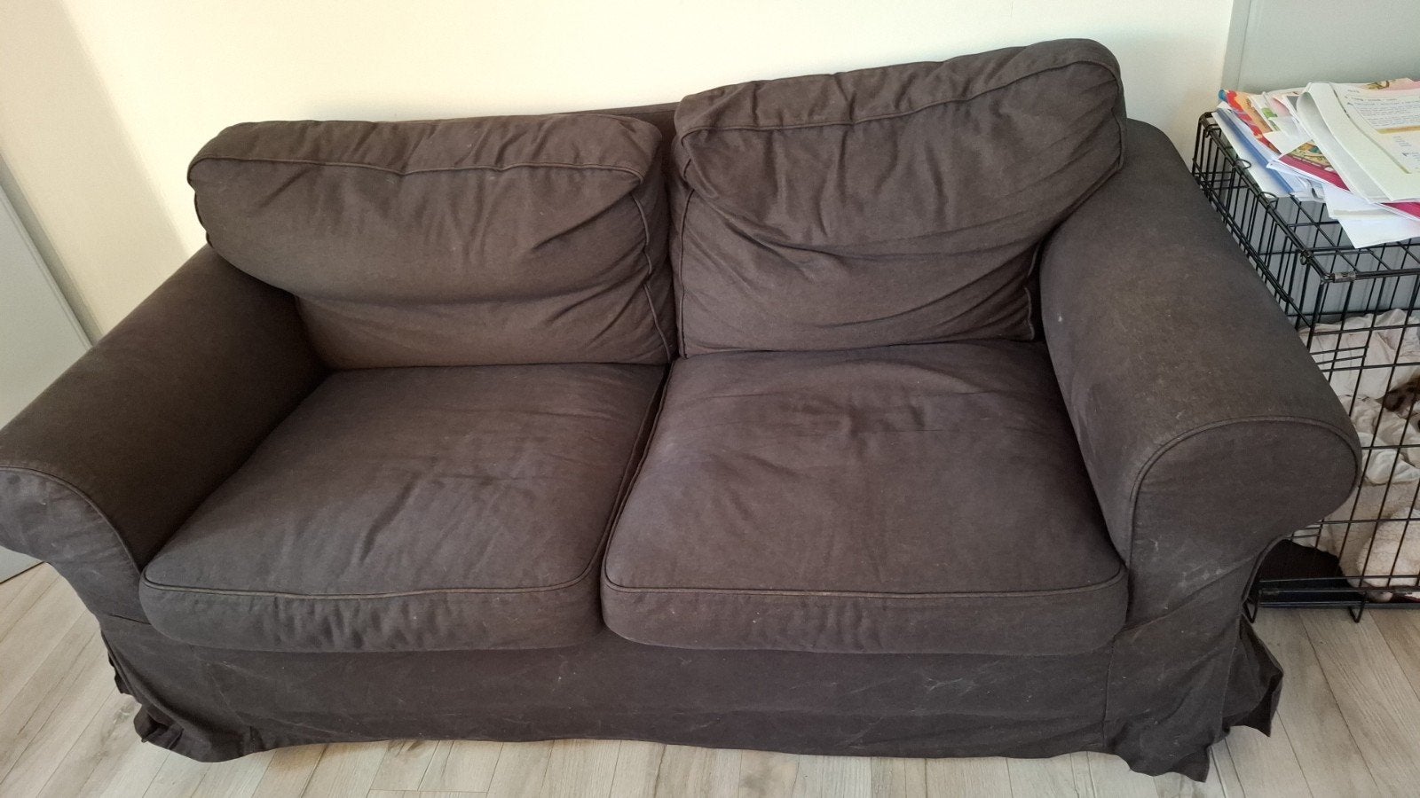 gratis af te halen iKEA 2- en 3-zitsbanken-, Ophalen, Gebruikt, Tweepersoons, Rechte bank