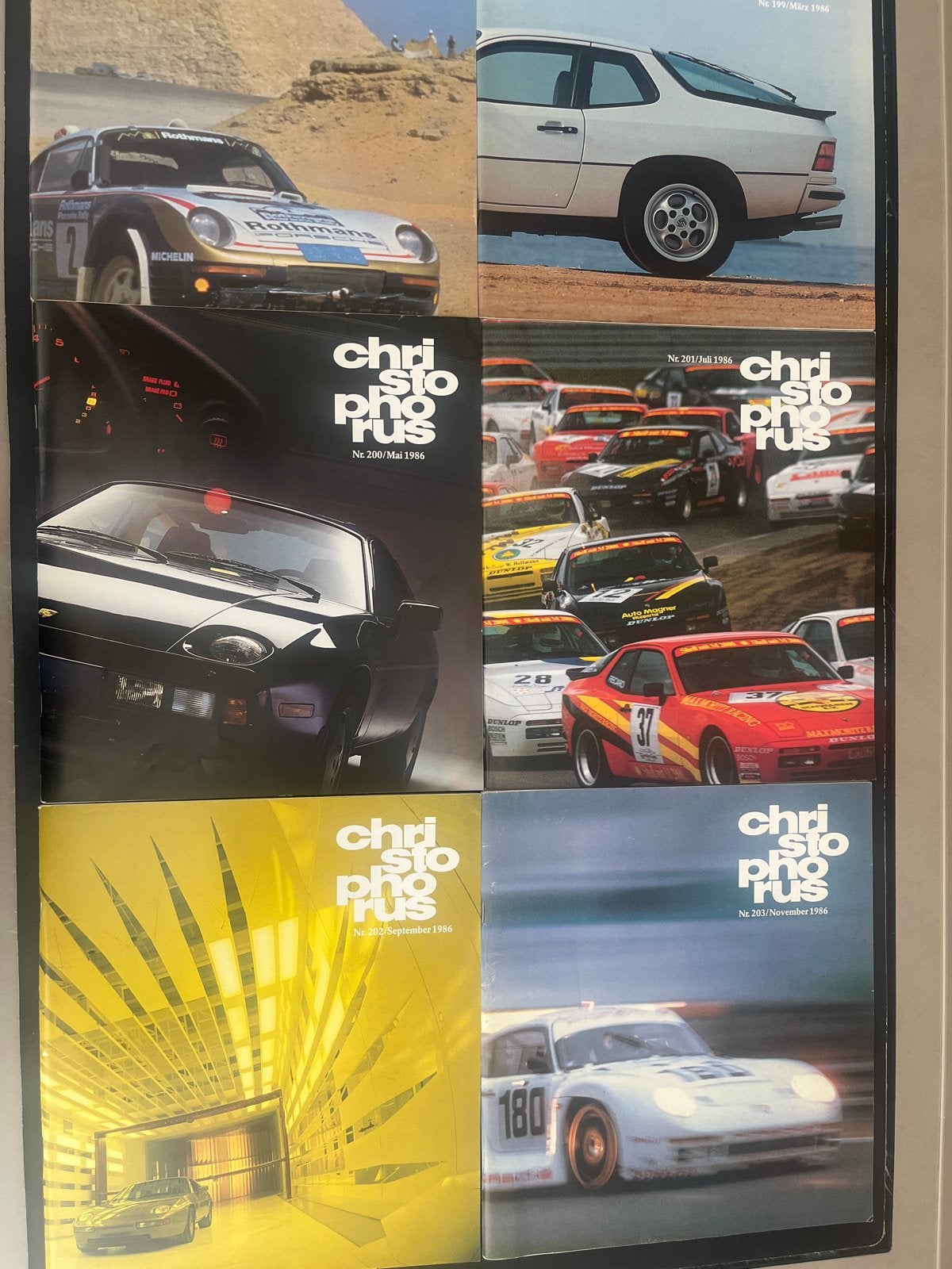 Porsche Christophorus Jaargang 1986 (Duitstalig), Ophalen of Verzenden, Gelezen, Porsche