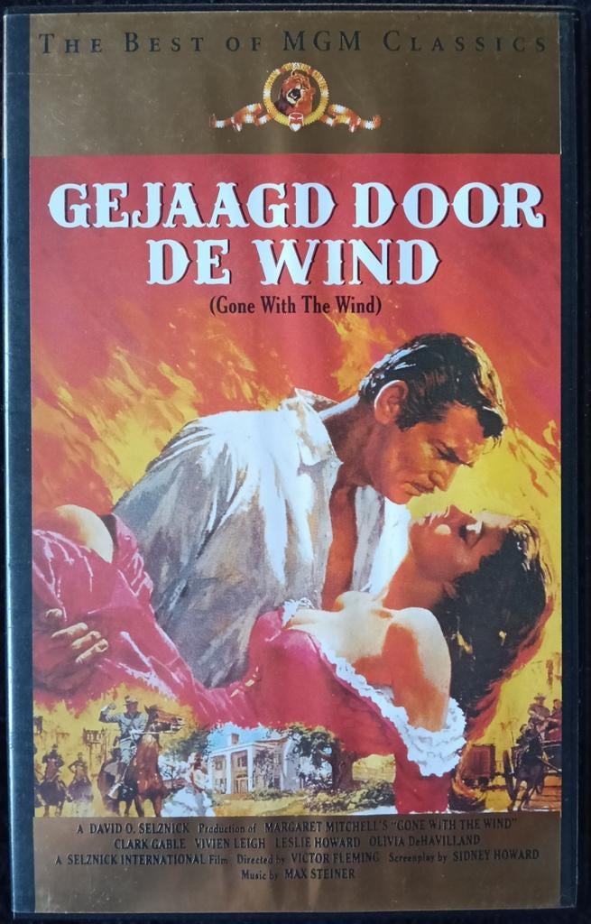 Gejaagd Door De Wind vhs, Cd's en Dvd's, Alle leeftijden, Ophalen of Verzenden, Zo goed als nieuw