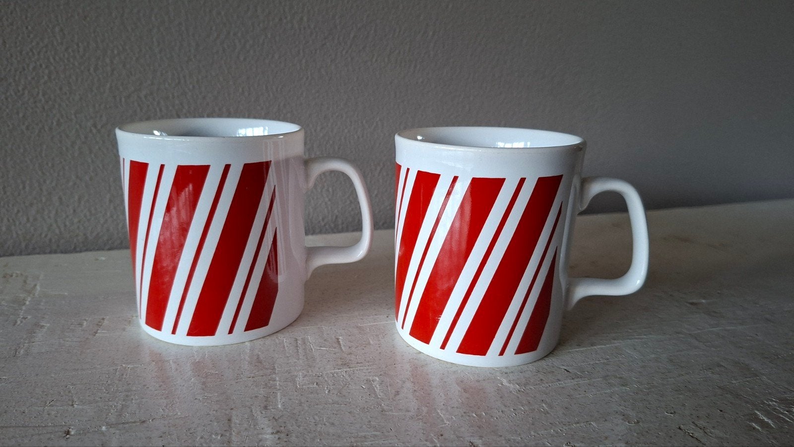 Vintage Kiln Craft Staffordshire mokken, Ophalen of Verzenden