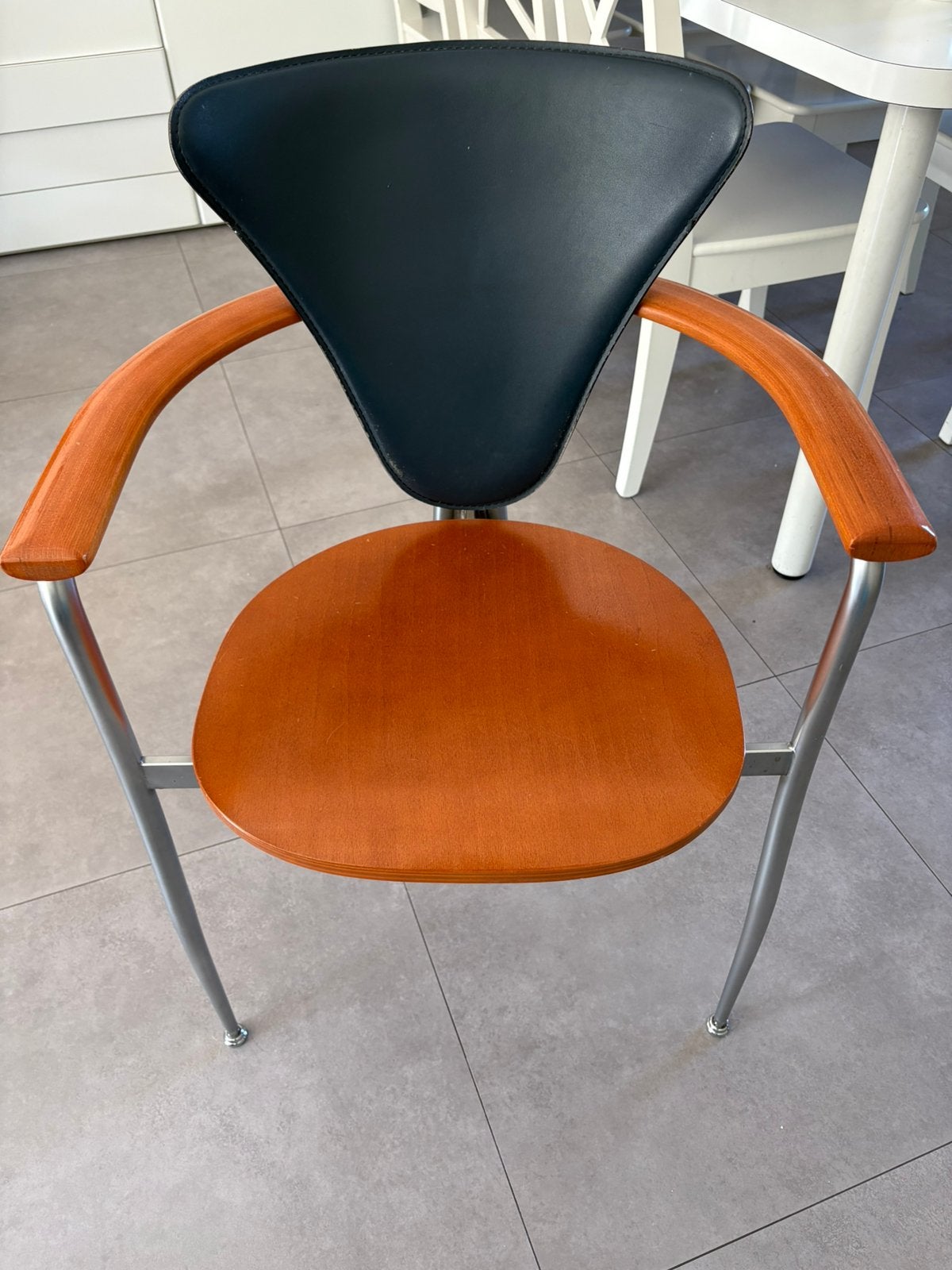 Eetkamer stoelen, set van 4 stuks, Huis en Inrichting, Stoelen, Ophalen, Gebruikt, Bruin, Vier