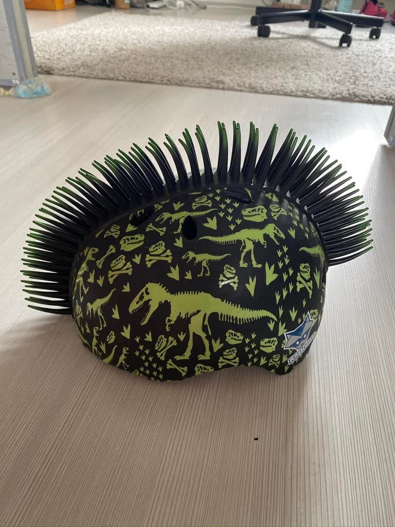 Raskullz T-rex Hawk Kinderhelm, Fietsen en Brommers, Fietsaccessoires | Fietshelmen, Gebruikt, Jongen of Meisje, Ophalen of Verzenden