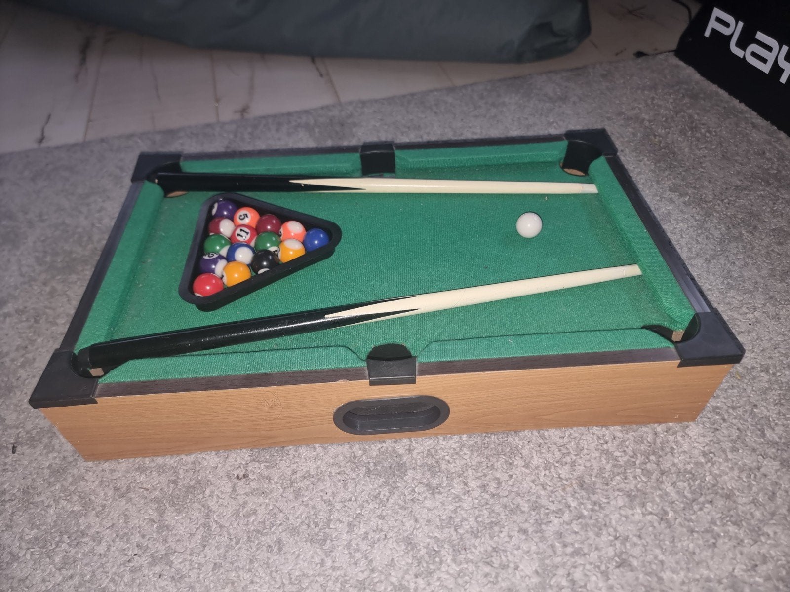 Compacte Pooltafel met Accessoires - Zo goed als nieuw, Ophalen, Zo goed als nieuw, Pooltafel