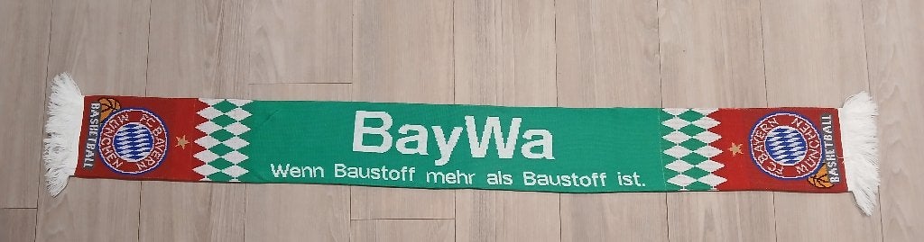 FC Bayern München Basketball sjaal, Ophalen of Verzenden, Zo goed als nieuw, Buitenlandse clubs, Vaantje of Sjaal