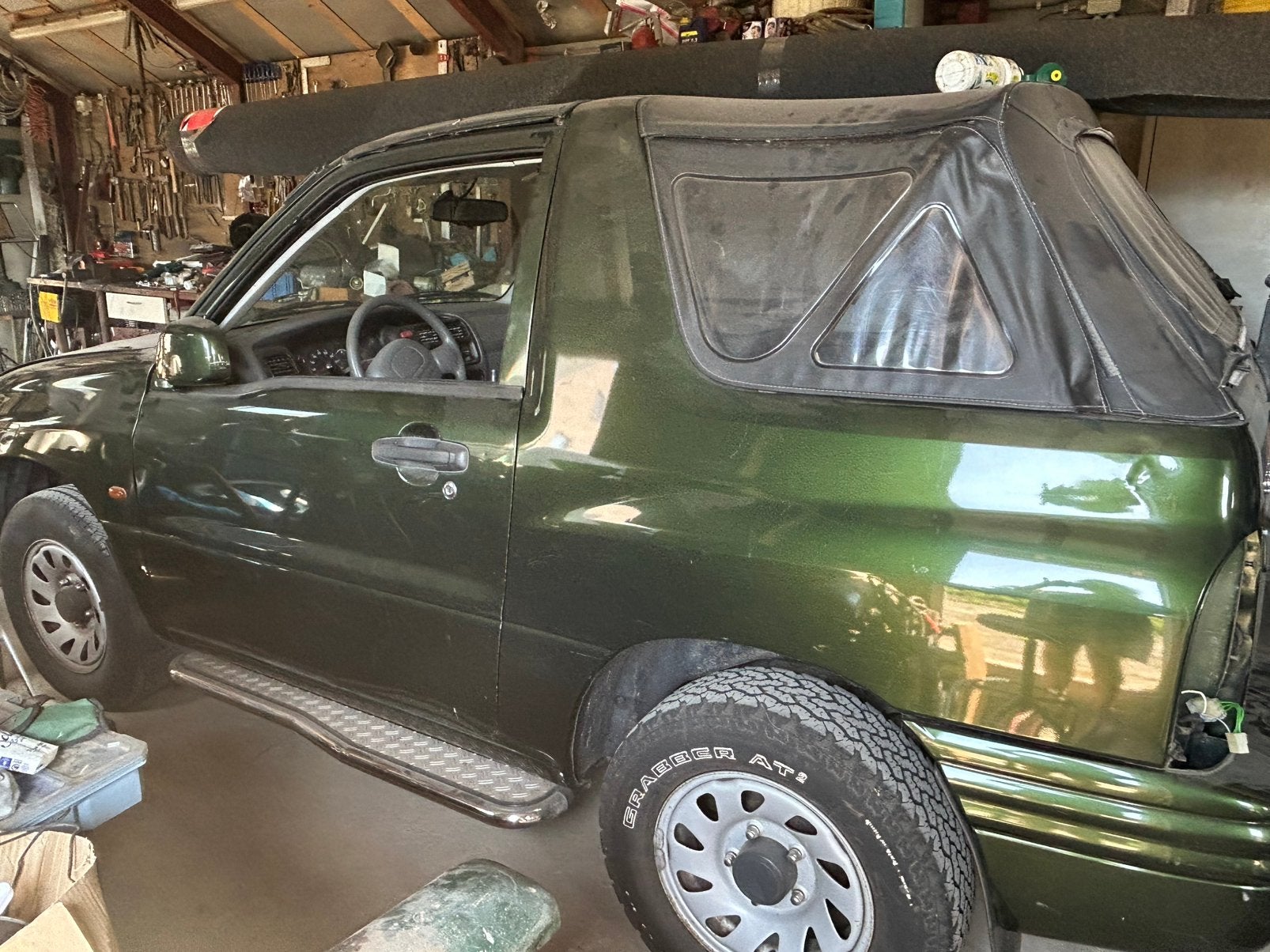 Suzuki Grand Vitara 1.6 Cabrio 2001 Groen