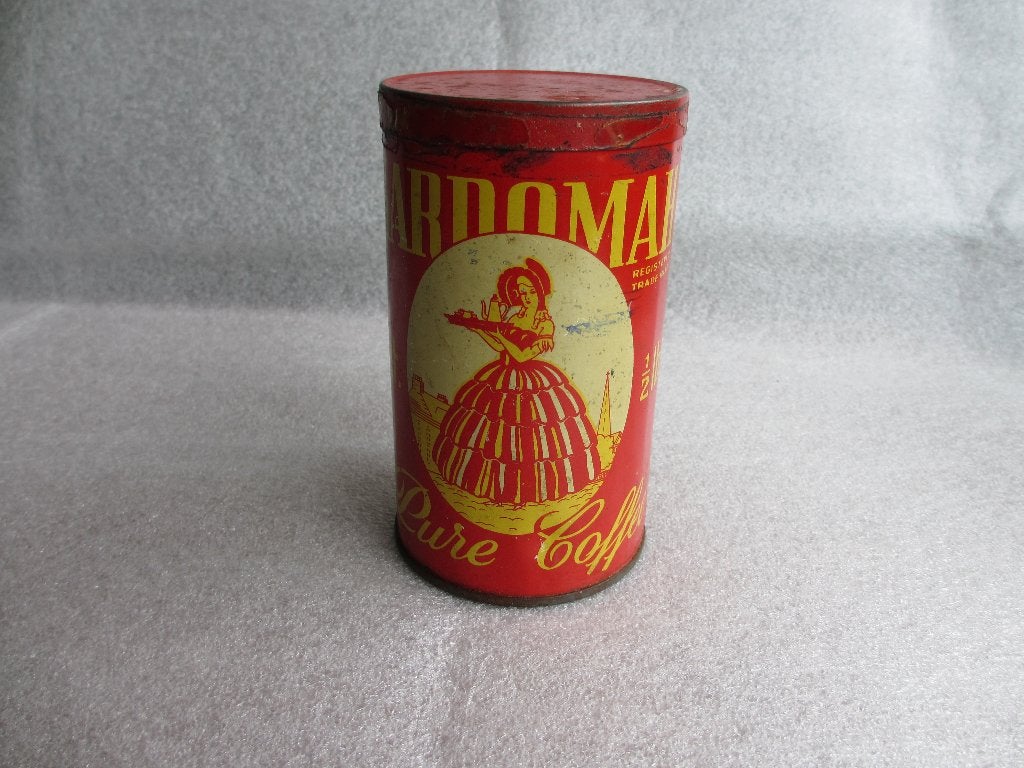 Oud Blikje Kardomah,Coffee, Ophalen of Verzenden, Gebruikt, Overige, Overige merken