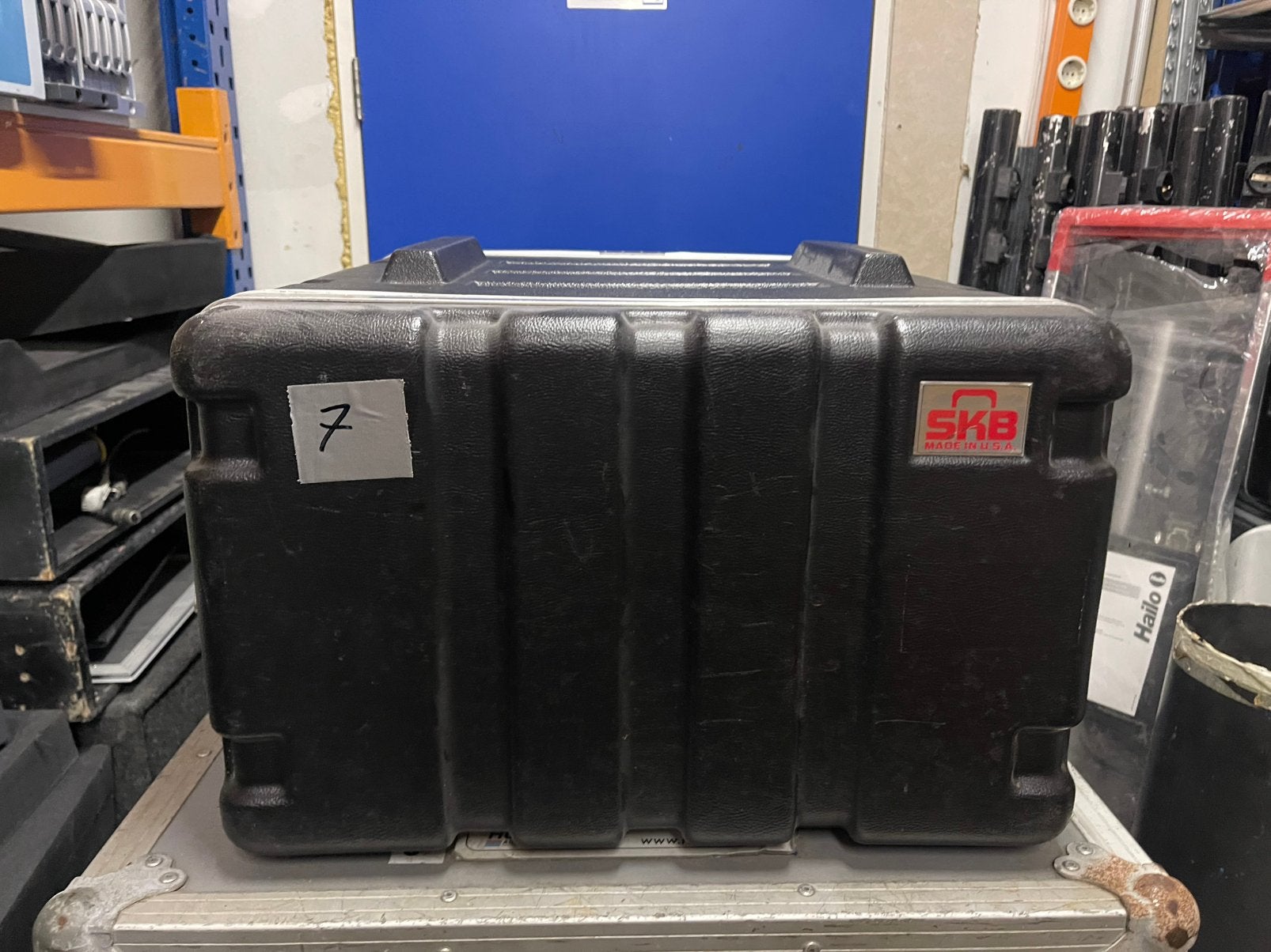SKB Flightcase (usa) 6He Double Doors 42cm Tussen Rails Nr.7, Ophalen, Gebruikt, Overige instrumenten, Flightcase