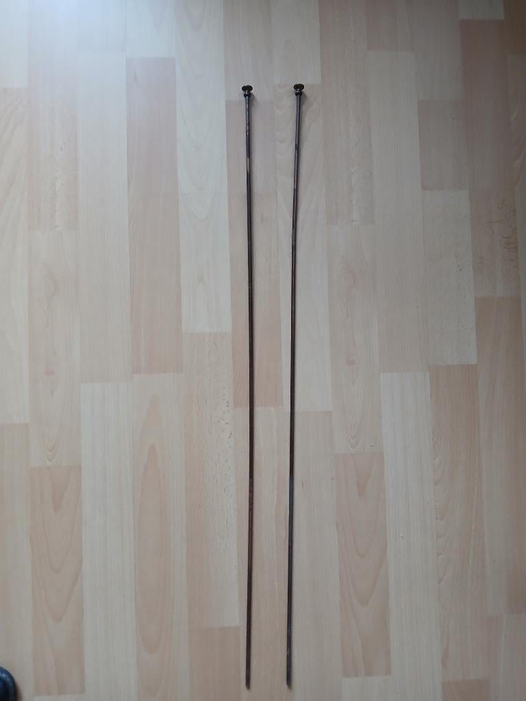 Traproeden koper 2x, Huis en Inrichting, Gebruikt, 50 tot 100 cm, Bruin, Rond