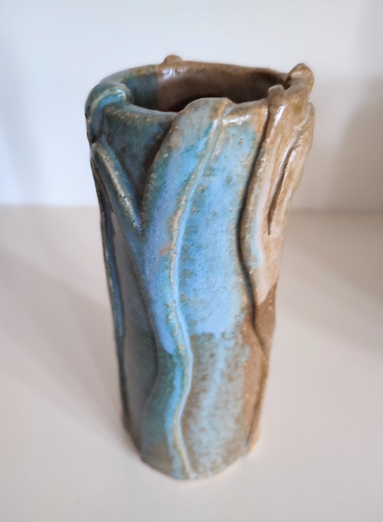 Art Nouveau prachtige keramiek, uniek stuk. Met monogram KVH, Verzenden