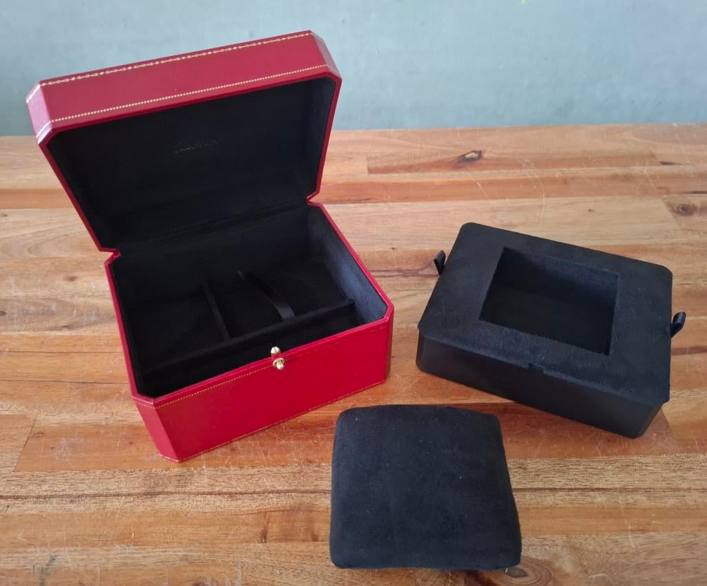 Cartier horloge box, Verzenden, Zo goed als nieuw