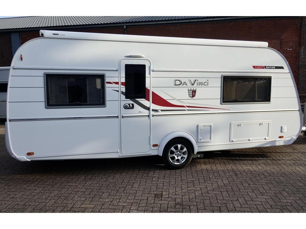 Tabbert Da Vinci FE 540 E Mover Airco Luifel TV 2000KG Vol, Caravans en Kamperen, Schokbreker, Rondzit, Tabbert, Bedrijf