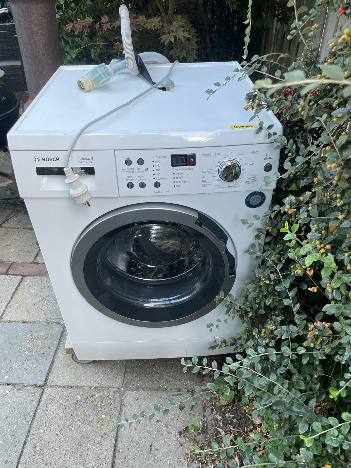 Bosch Wasmachine Logixx 8 VarioPerfect - Defect voor onderde, 1200 tot 1600 toeren, 8 tot 10 kg, Ophalen of Verzenden, Niet werkend