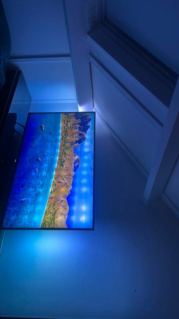 55 Inch tweezijdig Philips Ambilight, Ophalen, Philips, 50 Hz, Zo goed als nieuw