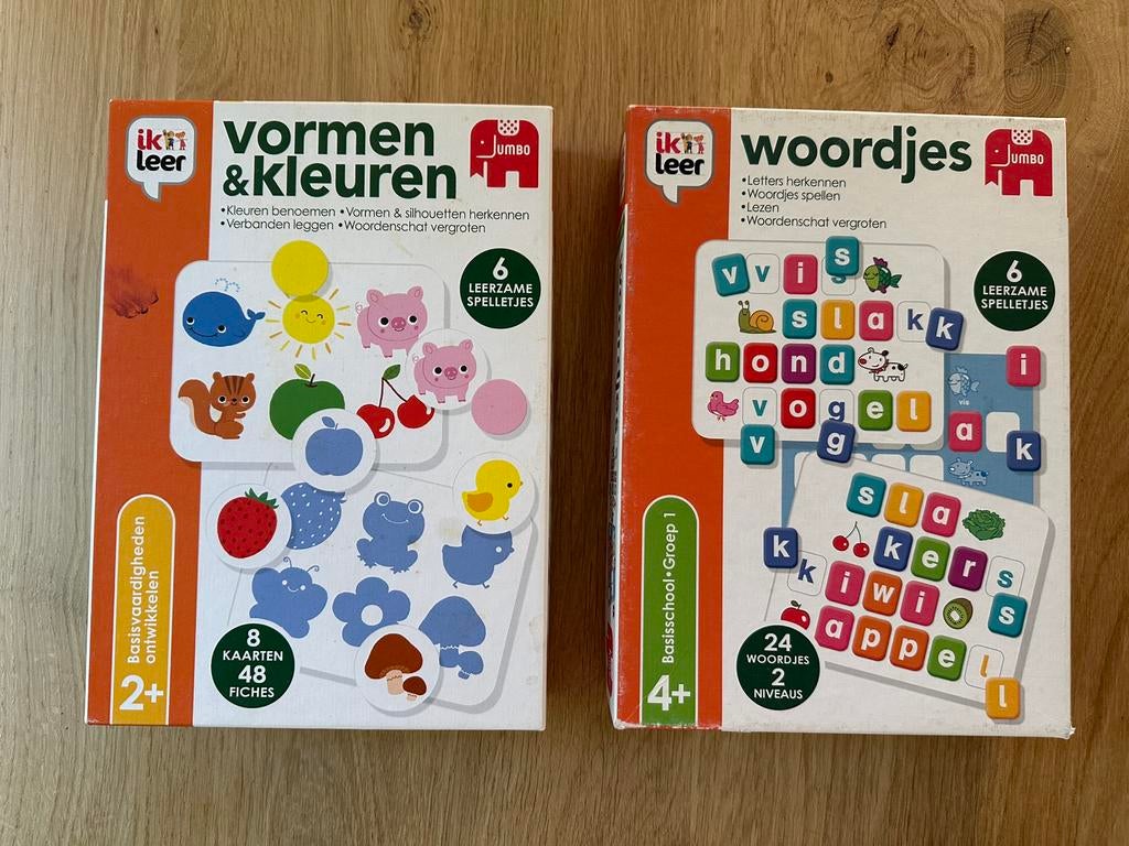 Ik leer vormen en kleuren en ik leer woordjes, Ophalen of Verzenden, Zo goed als nieuw
