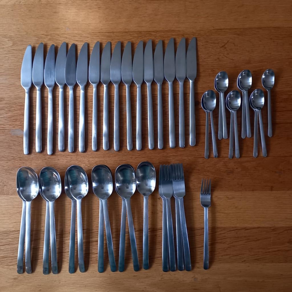 Bestekdelen Ikea "Data", Huis en Inrichting, Keuken | Bestek, Ophalen of Verzenden, Rvs of Chroom