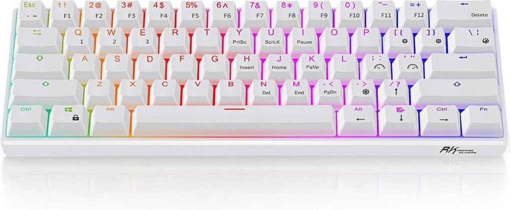 Royal Kludge RK61 - Gaming Keyboard Wit - Mechanisch, Theodoor Colenbranderhof 9, 3059LC Rotterdam, Nederland, Info@currentcomponents.nl